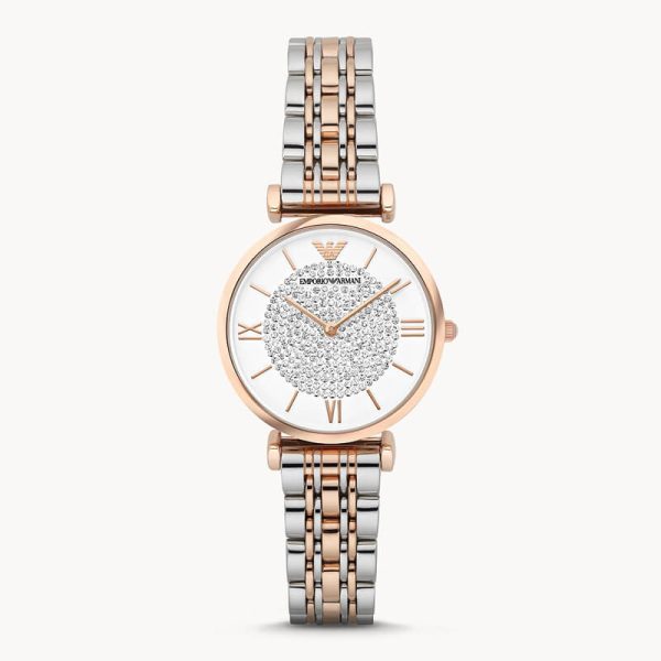 Emporio Armani Women’s Quartz Stainless Steel White Dial 32mm Watch AR1926 UAE DUBAI AJMAN SHARJAH ABU DHABI RAS AL KHAIMA UMM UL QUWAIN ALAIN FUJAIRAH