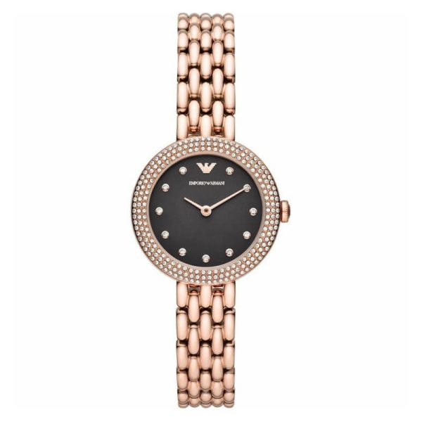 Emporio Armani Women’s Quartz Stainless Steel Black Dial 30mm Watch AR11372 UAE DUBAI AJMAN SHARJAH ABU DHABI RAS AL KHAIMA UMM UL QUWAIN ALAIN FUJAIRAH