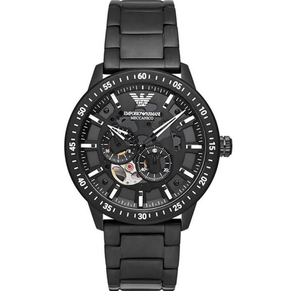 Emporio Armani Men’s Automatic Stainless Steel Black Dial 43mm Watch AR60054 UAE DUBAI AJMAN SHARJAH ABU DHABI RAS AL KHAIMA UMM UL QUWAIN ALAIN FUJAIRAH