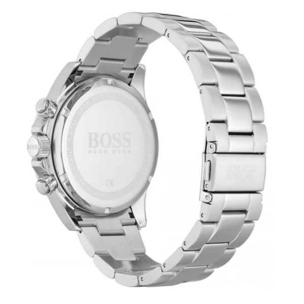 Hugo Boss Men’s Chronograph Stainless Steel Blue Dial 45mm Watch 1513755 UAE DUBAI AJMAN SHARJAH ABU DHABI RAS AL KHAIMA UMM UL QUWAIN ALAIN FUJAIRAH