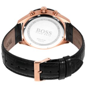 Hugo Boss Men’s Quartz Leather Strap Black Dial 42mm Watch 1513580 UAE DUBAI AJMAN SHARJAH ABU DHABI RAS AL KHAIMA UMM UL QUWAIN ALAIN FUJAIRAH