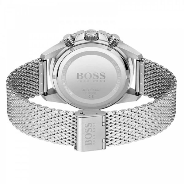 Hugo Boss Men’s Quartz Silver Stainless Steel Green Dial 46mm Watch 1513905 UAE DUBAI AJMAN SHARJAH ABU DHABI RAS AL KHAIMA UMM UL QUWAIN ALAIN FUJAIRAH