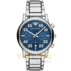 Emporio Armani Men’s Chronograph Quartz Stainless Steel Blue Dial 42mm Watch AR11132 UAE DUBAI AJMAN SHARJAH ABU DHABI RAS AL KHAIMA UMM UL QUWAIN ALAIN FUJAIRAH