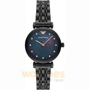 Emporio Armani Women’s Quartz Stainless Steel Black Mother of Pearl Dial 32mm Watch AR11268 UAE DUBAI AJMAN SHARJAH ABU DHABI RAS AL KHAIMA UMM UL QUWAIN ALAIN FUJAIRAH