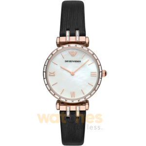 Emporio Armani Women’s Quartz Leather Strap Mother of Pearl Dial 32mm Watch AR11295 UAE DUBAI AJMAN SHARJAH ABU DHABI RAS AL KHAIMA UMM UL QUWAIN ALAIN FUJAIRAH
