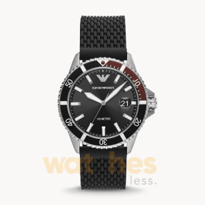 Emporio Armani Men’s Quartz Silicone Strap Black Dial 40mm Watch AR11341 UAE DUBAI AJMAN SHARJAH ABU DHABI RAS AL KHAIMA UMM UL QUWAIN ALAIN FUJAIRAH