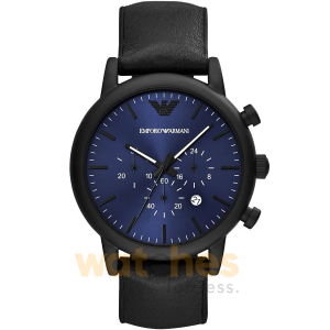 Emporio Armani Men’s Quartz Leather Strap Blue Dial 46mm Watch AR11351 UAE DUBAI AJMAN SHARJAH ABU DHABI RAS AL KHAIMA UMM UL QUWAIN ALAIN FUJAIRAH