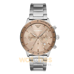 Emporio Armani Men’s Quartz Stainless Steel Beige Dial 43mm Watch AR11352 UAE DUBAI AJMAN SHARJAH ABU DHABI RAS AL KHAIMA UMM UL QUWAIN ALAIN FUJAIRAH