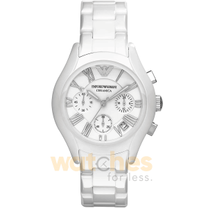 Emporio Armani Women's Quartz Ceramic White Dial 38mm Watch AR1404 UAE DUBAI AJMAN SHARJAH ABU DHABI RAS AL KHAIMA UMM UL QUWAIN ALAIN FUJAIRAH
