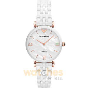 Emporio Armani Women’s Quartz Ceramic Stainless Steel Mother of pearl Dial 30mm Watch AR1486 UAE DUBAI AJMAN SHARJAH ABU DHABI RAS AL KHAIMA UMM UL QUWAIN ALAIN FUJAIRAH