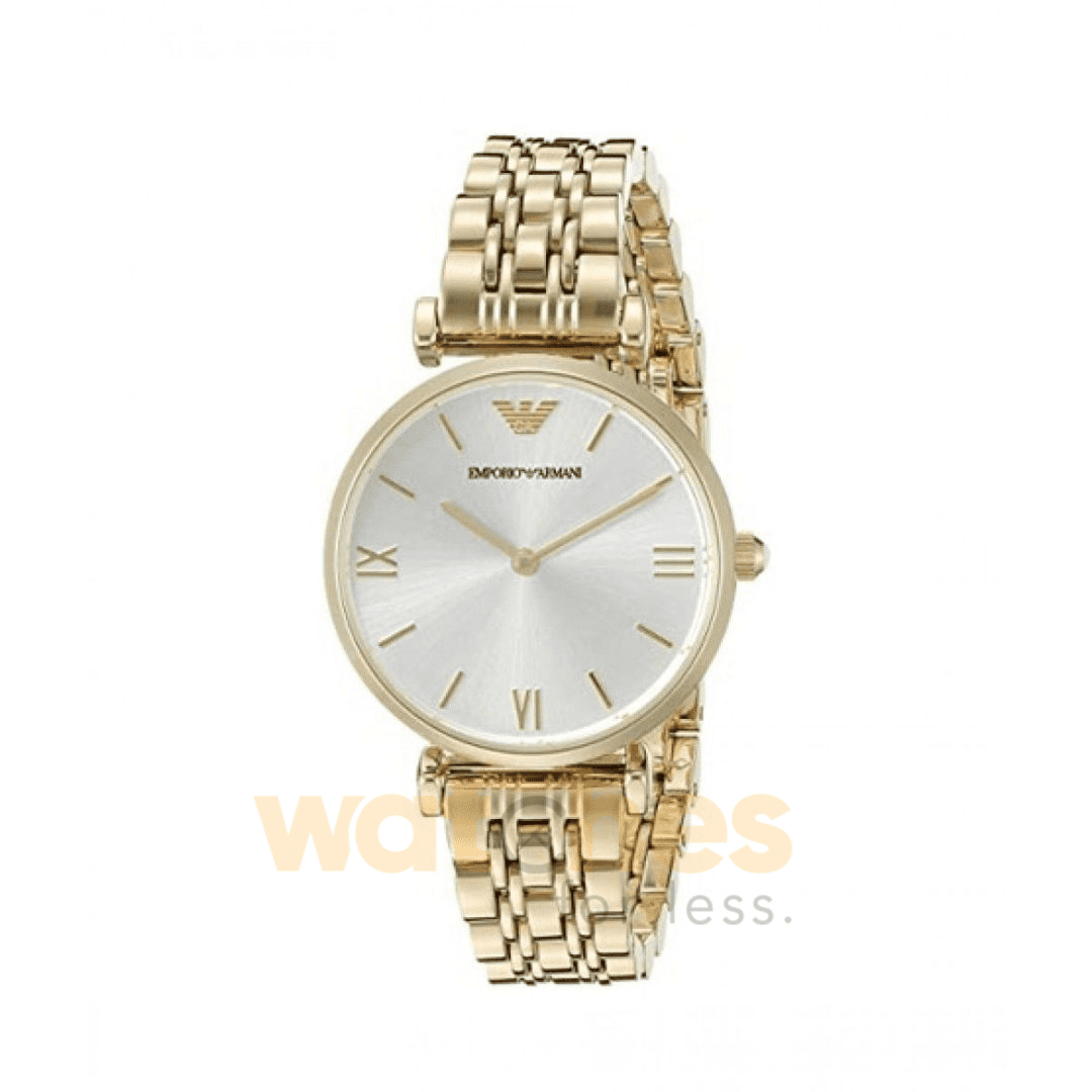 Emporio Armani Women’s Quartz Stainless Steel Silver Dial 32mm Watch AR1877 UAE DUBAI AJMAN SHARJAH ABU DHABI RAS AL KHAIMA UMM UL QUWAIN ALAIN FUJAIRAH