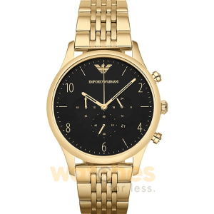 Emporio Armani Men’s Quartz Stainless Steel Black Dial 41mm Watch AR1893 UAE DUBAI AJMAN SHARJAH ABU DHABI RAS AL KHAIMA UMM UL QUWAIN ALAIN FUJAIRAH