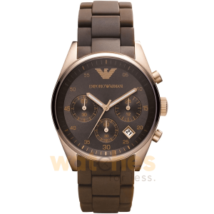Emporio Armani Men’s Quartz Chronograph Brown Dial 38mm Watch AR5891 UAE DUBAI AJMAN SHARJAH ABU DHABI RAS AL KHAIMA UMM UL QUWAIN ALAIN FUJAIRAH