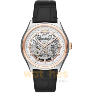 Emporio Armani Men’s Automatic Leather Strap White Dial 43mm Watch AR60018 UAE DUBAI AJMAN SHARJAH ABU DHABI RAS AL KHAIMA UMM UL QUWAIN ALAIN FUJAIRAH