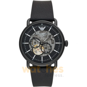 Emporio Armani Men’s Automatic Leather Strap Black Dial 43mm Watch AR60028 UAE DUBAI AJMAN SHARJAH ABU DHABI RAS AL KHAIMA UMM UL QUWAIN ALAIN FUJAIRAH