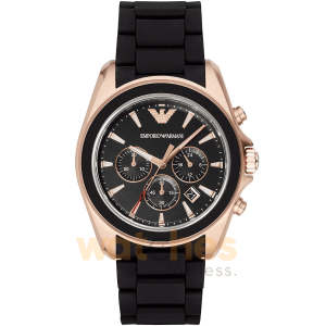 Emporio Armani Men’s Quartz Stainless Steel Black Dial 44mm Watch AR6066 UAE DUBAI AJMAN SHARJAH ABU DHABI RAS AL KHAIMA UMM UL QUWAIN ALAIN FUJAIRAH