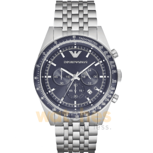 Emporio Armani Men’s Chronograph Quartz Stainless Steel Blue Dial 46mm Watch AR6072 UAE DUBAI AJMAN SHARJAH ABU DHABI RAS AL KHAIMA UMM UL QUWAIN ALAIN FUJAIRAH