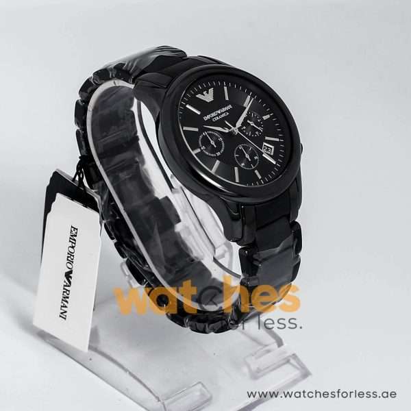 Emporio Armani Men’s Quartz Black Ceramic Black Dial 43mm Watch AR1452 UAE DUBAI AJMAN SHARJAH ABU DHABI RAS AL KHAIMA UMM UL QUWAIN ALAIN FUJAIRAH