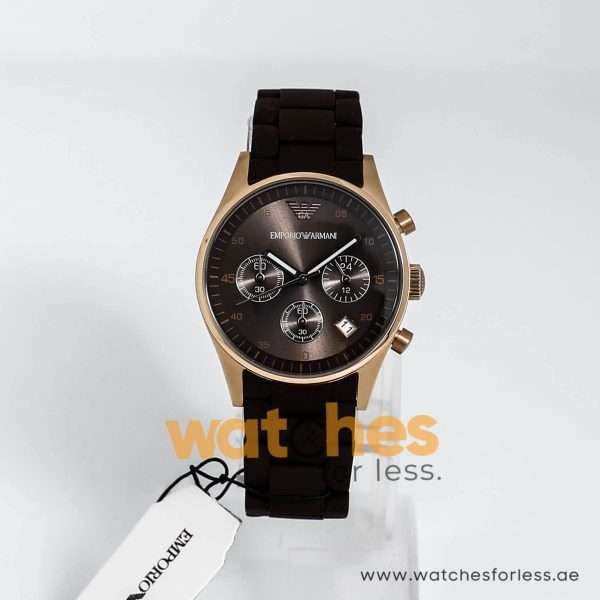 Emporio Armani Men’s Quartz Chronograph Brown Dial 38mm Watch AR5891 UAE DUBAI AJMAN SHARJAH ABU DHABI RAS AL KHAIMA UMM UL QUWAIN ALAIN FUJAIRAH