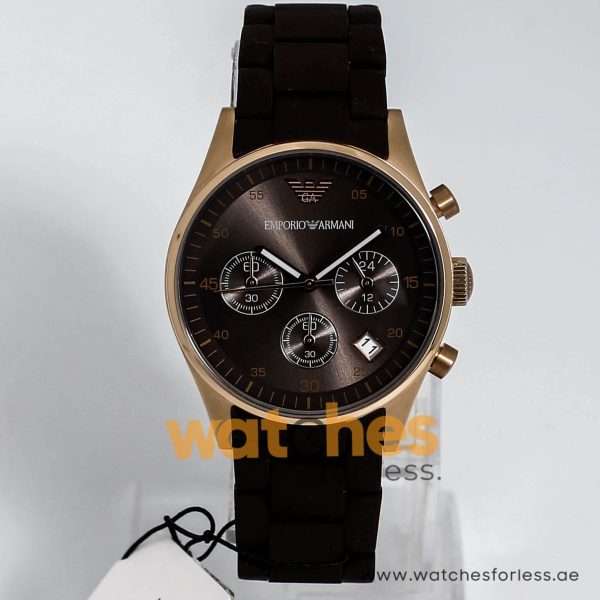 Emporio Armani Men’s Quartz Chronograph Brown Dial 38mm Watch AR5891 UAE DUBAI AJMAN SHARJAH ABU DHABI RAS AL KHAIMA UMM UL QUWAIN ALAIN FUJAIRAH