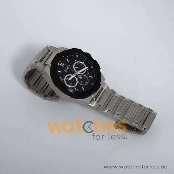 Hugo Boss Men’s Quartz Stainless Steel Black Dial 46mm Watch 1513359 UAE DUBAI AJMAN SHARJAH ABU DHABI RAS AL KHAIMA UMM UL QUWAIN ALAIN FUJAIRAH