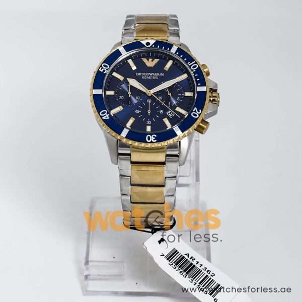 Emporio Armani Men’s Quartz Stainless Steel Blue Dial 43mm Watch AR11362 UAE DUBAI AJMAN SHARJAH ABU DHABI RAS AL KHAIMA UMM UL QUWAIN ALAIN FUJAIRAH