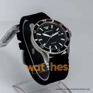 Emporio Armani Men’s Quartz Silicone Strap Black Dial 40mm Watch AR11341 UAE DUBAI AJMAN SHARJAH ABU DHABI RAS AL KHAIMA UMM UL QUWAIN ALAIN FUJAIRAH