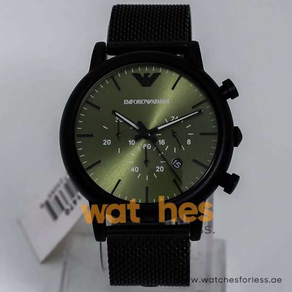 Emporio Armani Men’s Quartz Stainless Steel Green Dial 46mm Watch AR11470 UAE DUBAI AJMAN SHARJAH ABU DHABI RAS AL KHAIMA UMM UL QUWAIN ALAIN FUJAIRAH