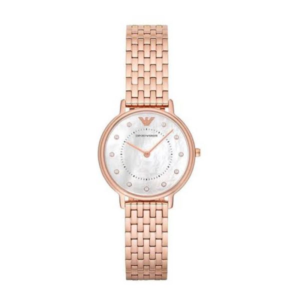 Emporio Armani Women’s Quartz Stainless Steel Mother of Pearl Dial 32mm Watch AR11006 UAE DUBAI AJMAN SHARJAH ABU DHABI RAS AL KHAIMA UMM UL QUWAIN ALAIN FUJAIRAH