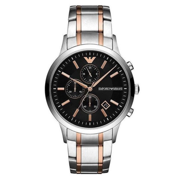 Emporio Armani Men’s Quartz Stainless Steel Black Dial 43mm Watch AR11165 UAE DUBAI AJMAN SHARJAH ABU DHABI RAS AL KHAIMA UMM UL QUWAIN ALAIN FUJAIRAH