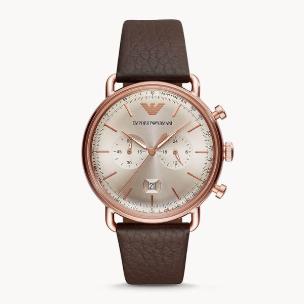 Emporio Armani Men’s Quartz Leather Strap Grey Dial 43mm Watch AR11106 UAE DUBAI AJMAN SHARJAH ABU DHABI RAS AL KHAIMA UMM UL QUWAIN ALAIN FUJAIRAH