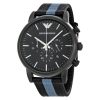 Emporio Armani Men’s Quartz Nylon Strap Black Dial 46mm Watch AR1948 UAE DUBAI AJMAN SHARJAH ABU DHABI RAS AL KHAIMA UMM UL QUWAIN ALAIN FUJAIRAH