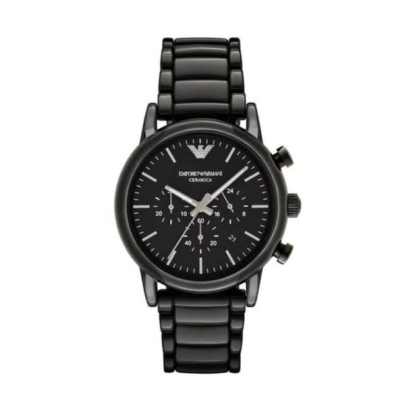 Emporio Armani Men’s Quartz Ceramic Steel Black Dial 43mm Watch AR1507 UAE DUBAI AJMAN SHARJAH ABU DHABI RAS AL KHAIMA UMM UL QUWAIN ALAIN FUJAIRAH