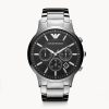 Emporio Armani Men’s Quartz Stainless Steel Black Dial 46mm Watch AR2460 UAE DUBAI AJMAN SHARJAH ABU DHABI RAS AL KHAIMA UMM UL QUWAIN ALAIN FUJAIRAH