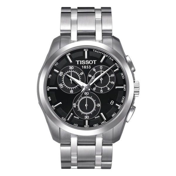 TISSOT Men’s Quartz Swiss Made Stainless Steel Black Dial 41mm Watch T035.617.11.051.00 UAE DUBAI AJMAN SHARJAH ABU DHABI RAS AL KHAIMA UMM UL QUWAIN ALAIN FUJAIRAH