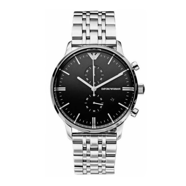 Emporio Armani Men’s Quartz Stainless Steel Black Dial 43mm Watch AR80009 UAE DUBAI AJMAN SHARJAH ABU DHABI RAS AL KHAIMA UMM UL QUWAIN ALAIN FUJAIRAH