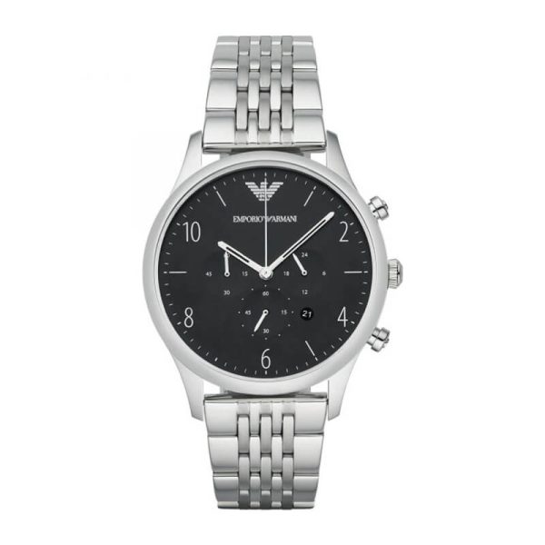 Emporio Armani Men’s Quartz Stainless Steel Black Dial 43mm Watch AR1863 UAE DUBAI AJMAN SHARJAH ABU DHABI RAS AL KHAIMA UMM UL QUWAIN ALAIN FUJAIRAH