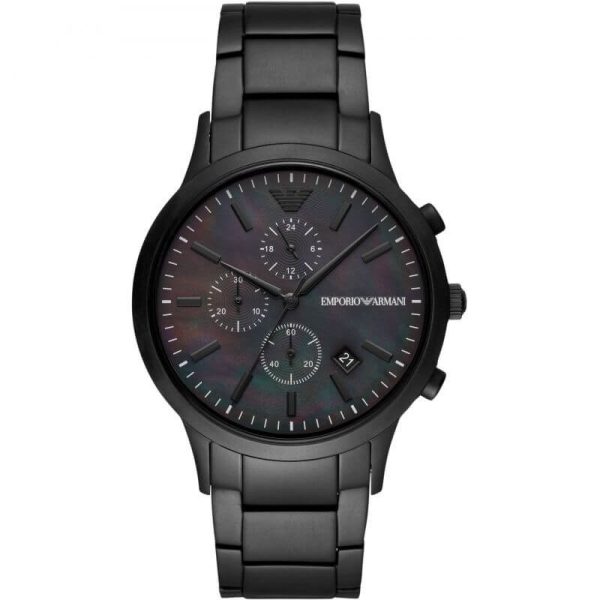 Emporio Armani Men’s Quartz Stainless Steel Black Dial 43mm Watch AR11275 UAE DUBAI AJMAN SHARJAH ABU DHABI RAS AL KHAIMA UMM UL QUWAIN ALAIN FUJAIRAH