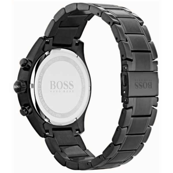 Hugo Boss Men’s Quartz Stainless Steel Black Dial 44mm Watch 1513676 UAE DUBAI AJMAN SHARJAH ABU DHABI RAS AL KHAIMA UMM UL QUWAIN ALAIN FUJAIRAH