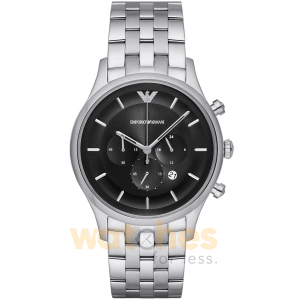 Emporio Armani Men’s Chronograph Stainless Steel Black Dial 43mm Watch AR11017 UAE DUBAI AJMAN SHARJAH ABU DHABI RAS AL KHAIMA UMM UL QUWAIN ALAIN FUJAIRAH