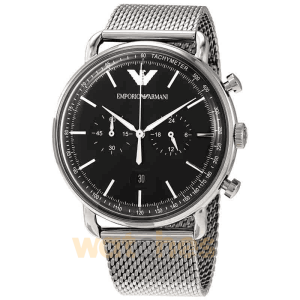 Emporio Armani Men’s Quartz Stainless Steel Black Dial 43mm Watch AR11104 UAE DUBAI AJMAN SHARJAH ABU DHABI RAS AL KHAIMA UMM UL QUWAIN ALAIN FUJAIRAH