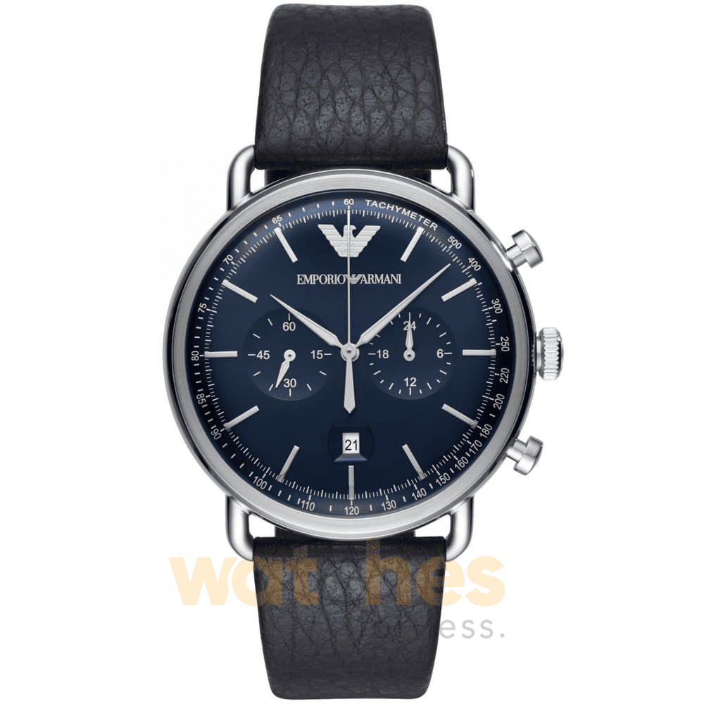 Emporio Armani Men’s Quartz Leather Strap Blue Dial 43mm Watch AR11105 UAE DUBAI AJMAN SHARJAH ABU DHABI RAS AL KHAIMA UMM UL QUWAIN ALAIN FUJAIRAH