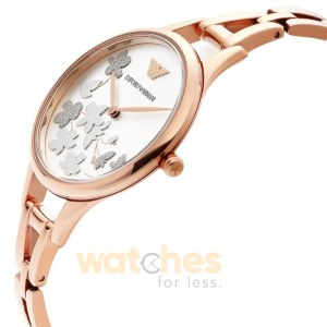 Emporio Armani Women’s Quartz Stainless Steel Silver Dial 32mm Watch AR11108