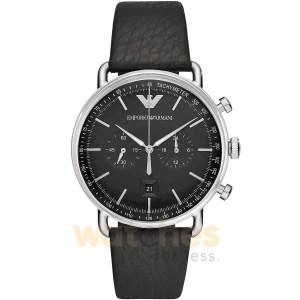 Emporio Armani Men’s Quartz Leather Strap Black Dial 43mm Watch AR11143 UAE DUBAI AJMAN SHARJAH ABU DHABI RAS AL KHAIMA UMM UL QUWAIN ALAIN FUJAIRAH