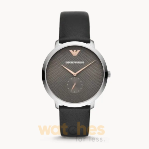 Emporio Armani Men’s Quartz Leather Strap Grey Dial 42mm Watch AR11162