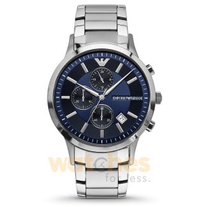 Emporio Armani Men’s Quartz Stainless Steel Blue Dial 43mm Watch AR11164 UAE DUBAI AJMAN SHARJAH ABU DHABI RAS AL KHAIMA UMM UL QUWAIN ALAIN FUJAIRAH