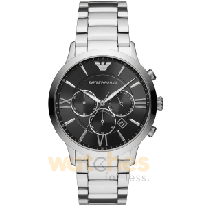 Emporio Armani Men’s Chronograph Stainless Steel Black Dial 44mm Watch AR11208 UAE DUBAI AJMAN SHARJAH ABU DHABI RAS AL KHAIMA UMM UL QUWAIN ALAIN FUJAIRAH