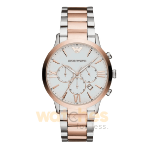 Emporio Armani Men’s Quartz Stainless Steel White Dial 44mm Watch AR11209 UAE DUBAI AJMAN SHARJAH ABU DHABI RAS AL KHAIMA UMM UL QUWAIN ALAIN FUJAIRAH