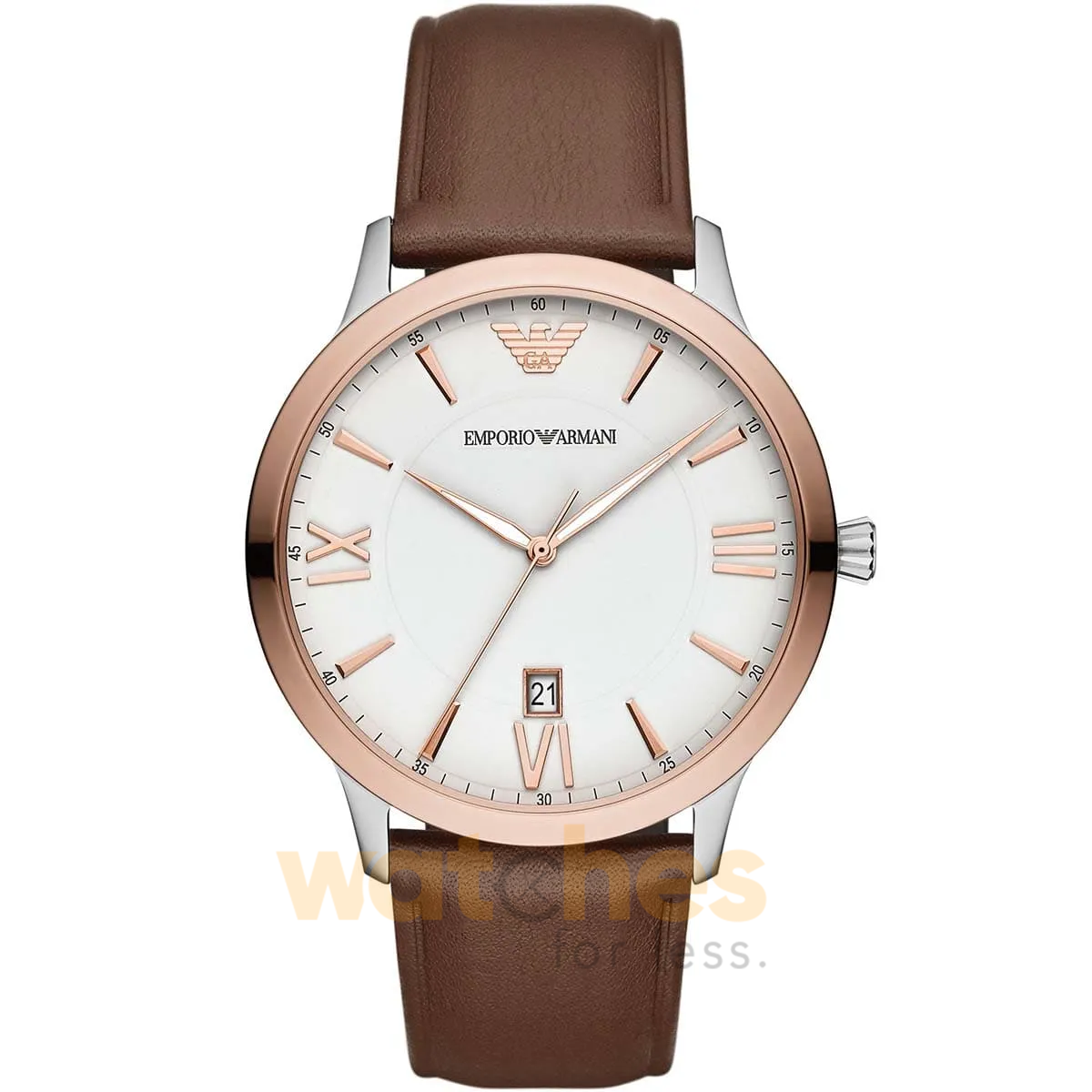 Emporio Armani Men’s Quartz Leather Strap White Dial 44mm Watch AR11211 UAE DUBAI AJMAN SHARJAH ABU DHABI RAS AL KHAIMA UMM UL QUWAIN ALAIN FUJAIRAH