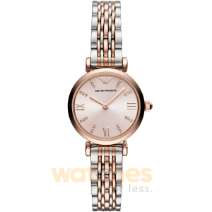 Emporio Armani Women’s Quartz Stainless Steel Pink Dial 28mm Watch AR11223 UAE DUBAI AJMAN SHARJAH ABU DHABI RAS AL KHAIMA UMM UL QUWAIN ALAIN FUJAIRAH